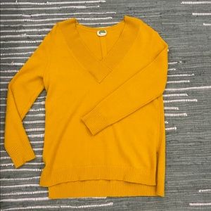 Mustard Anthropologie Sweater